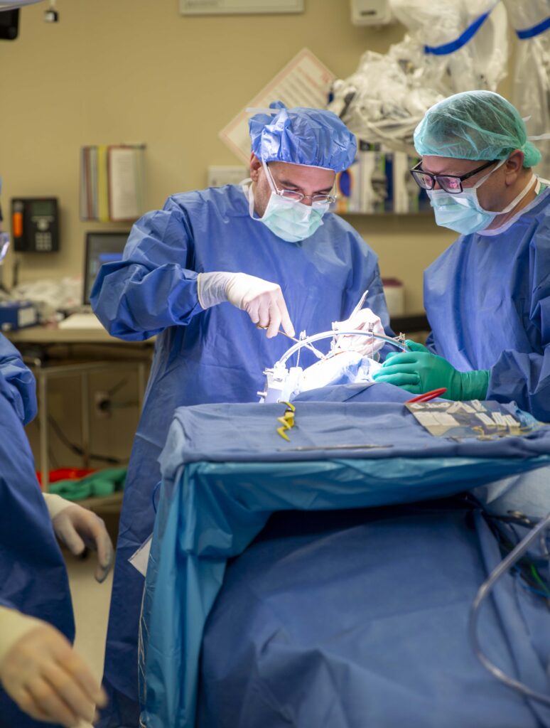 Dr. Hedayat in Angiogram Suite